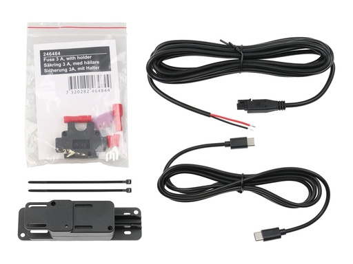 [216406] Brodit ProClip - Netzteil - 36 Watt - 3 A - Power Delivery 3.1, QC 3.0 - 2 Ausgabeanschlussstellen (24 pin USB-C, USB)