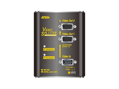 [VS102] ATEN VS102 - Video-Verteiler - 2 x VGA - Desktop