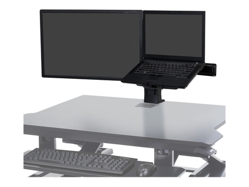 [97-933-085] Ergotron WorkFit - Befestigungskit (Tischmontage) - für LCD-Display/Notebook - Schwarz - Bildschirmgröße: bis zu 61 cm (bis zu 24 Zoll)