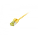 [S217379V3] Synergy 21 Patchkabel RJ45 Cat6a 500Mhz gelb U/FTP slimline rund d - Kabel - Netzwerk