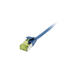 [S217330V3] Synergy 21 Patchkabel RJ45 CAT6A 500Mhz blau U/FTP slimline rund d - Kabel - Netzwerk