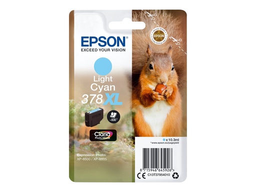 [C13T37954010] Epson 10.3 ml - XL - hell Cyan - original - Blisterverpackung