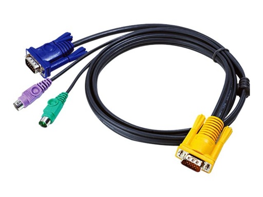 [2L-5206P] ATEN 2L-5206P - Tastatur- / Video- / Maus- (KVM-)