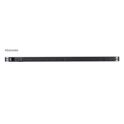 [PE0224SG-AT-G] ATEN PE0224SG - Standard - 0U - Aluminium - Schwarz - 24 AC-Ausgänge - C13-Koppler - C19-Koppler