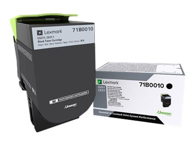 [71B0010] Lexmark Schwarz - original - Tonerpatrone LCCP