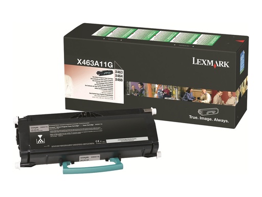 [X463A11G] Lexmark Schwarz - original - Tonerpatrone LCCP