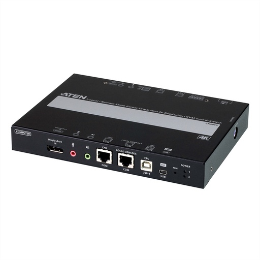 [CN9950-AT-G] ATEN CN9950 1-Local-Remote Share Access Einzelport 4K DisplayPort KVM over IP - Kabel - Digital/Display/Video