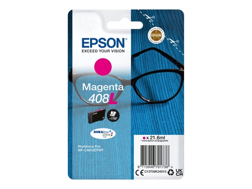 [C13T09K34010] Epson 408L - 21.6 ml - Magenta - original - Blisterverpackung