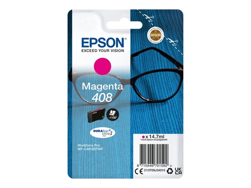 [C13T09J34010] Epson 408 - 14.7 ml - mit hoher Kapazität - Magenta