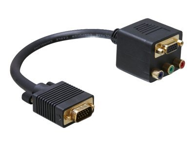 [65059] Delock VGA-Adapter - HD-15 (VGA) (M) zu HD-15 (VGA)
