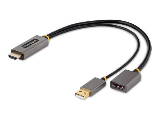 [128-HDMI-DISPLAYPORT] StarTech.com 30 cm HDMI auf DisplayPort Adapter, 4K HDMI auf DP Kabel - Adapterkabel - HDMI, USB (nur Strom)