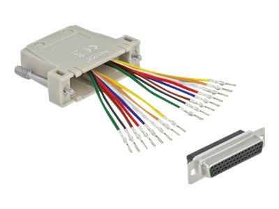 [66836] Delock Netzwerkadapter - RJ-45 (W) zu DB-44 (W)