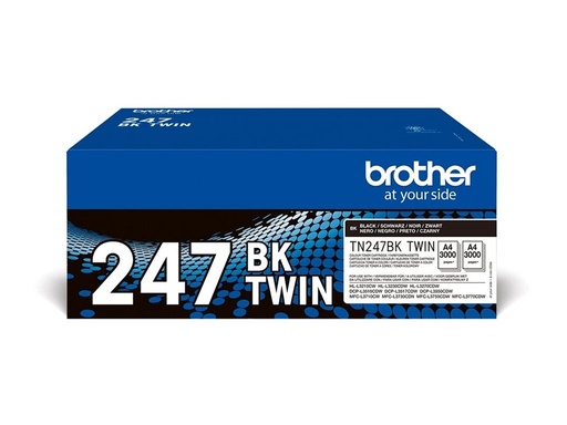[TN247BKTWIN] Brother TN247BK TWIN - 2er-Pack - Hohe Ergiebigkeit