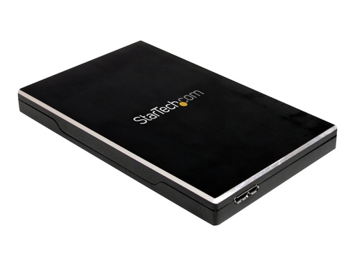 [SAT2510BU32] StarTech.com 2,5 Zoll SATA/SSD USB 3.0 SuperSpeed Festplattengehäuse - Schwarz - Externes Gehäuse für 2,5 (6,4cm)