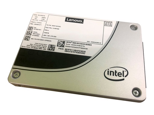 [4XB7A10247] Lenovo Intel S4510 Entry - SSD - verschlüsselt - 240 GB - Hot-Swap - 2.5" (6.4 cm)