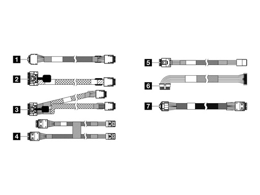 [4X97A83830] Lenovo Speicherkabelkit - für 10 x 2,5" Anybay