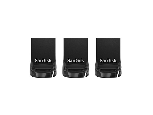 [SDCZ430-032G-G46T] SanDisk Ultra Fit - USB-Flash-Laufwerk - 32 GB - USB 3.1 - Schwarz (Packung mit 3)