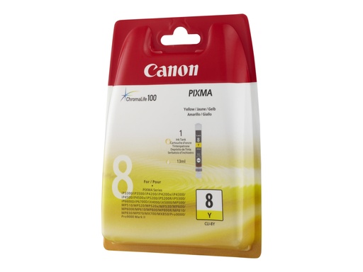 [0623B001] Canon CLI-8Y Tinte Gelb - Gelb - Tinte auf Pigmentbasis - 1 Stück(e) - 280 Seiten