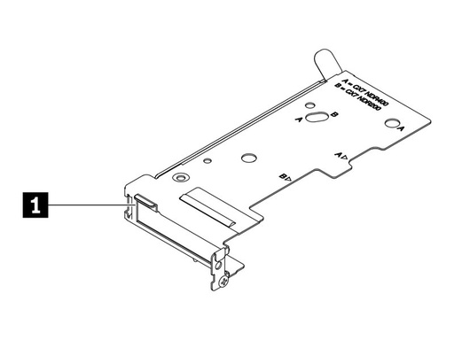 [4XF7A86737] Lenovo ThinkSystem SD665 V3 1U PCIe Riser