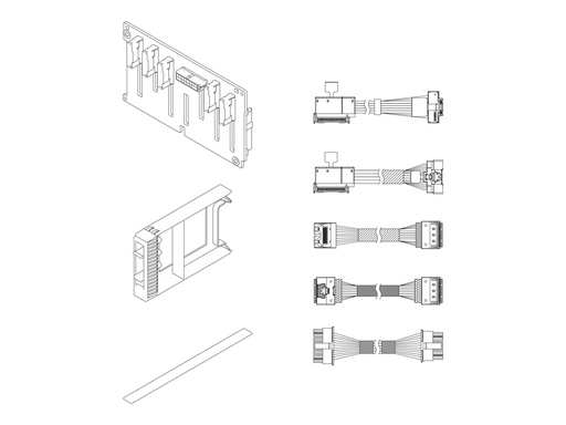 [4XB7A86630] Lenovo ThinkSystem SR850 V3 8x 2.5" AnyBay Backplane Option