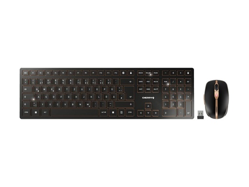 [JD-9100DE-2] Cherry DW 9100 SLIM - Tastatur-und-Maus-Set - kabellos