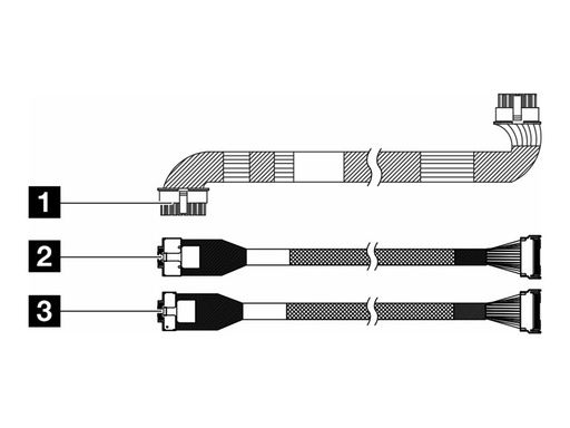 [4X97A87796] Lenovo Speicherkabelkit - für 4 x 2,5" AnyBay Backplane Gen4 NVMe