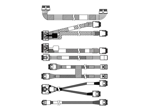 [4X97A86314] Lenovo Speicherkabelkit - für 10 x 2,5" AnyBay