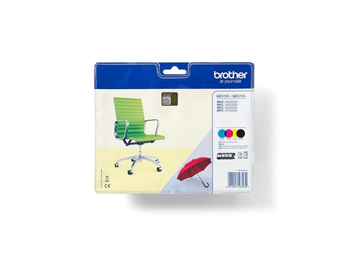 [LC229XLVALBPDR] Brother LC229XL Value-Pack - 4er-Pack - Schwarz, Gelb, Cyan, Magenta