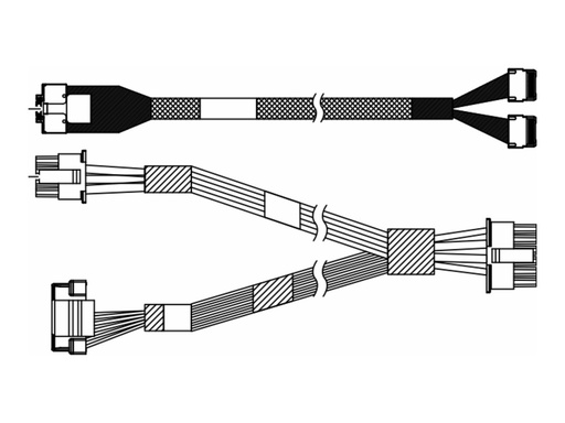 [4X97A86321] Lenovo Speicherkabelkit - für 2,5" Chassis hinteres Backplane NVMe
