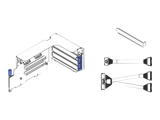 [4XC7A69404] Lenovo Riser Card - für ThinkSystem SR670 V2
