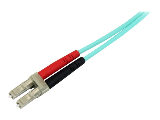 [450FBLCLC1] StarTech.com Startech 1 m LC auf LC OM4 Multimode Glasfaserkabel, LWL Patchkabel - Netzwerkkabel - LC Multi-Mode (M)