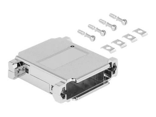 [66815] Delock D-Sub 25-poliges Steckergehäuse - Metallized (Packung mit 2)