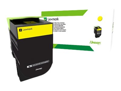 [80C2SYE] Lexmark Gelb - original - Tonerpatrone - für