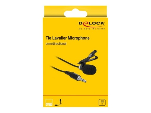 [66279] Delock Tie Lavalier Microphone Omnidirectional