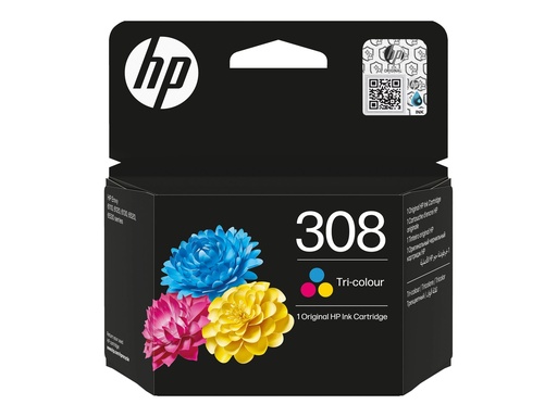 [7FP20UE#SE1] HP 308 - Cyan, Magenta, Gelb - original - Box