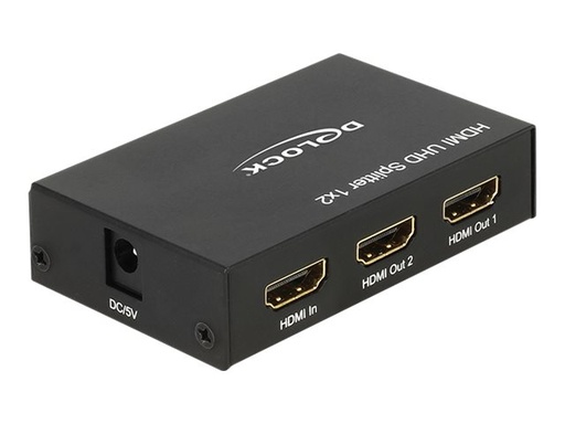 [18682] Delock HDMI UHD Splitter 1 x HDMI in > 2 x HDMI