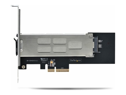 [M2-REMOVABLE-PCIE-N1] StarTech.com M.2 NVMe SSD to PCIe x4 Mobile Rack/Backplane with Removable Tray for PCI Express Expansion Slot, Tool-less Installation, PCIe 4.0/3.0 Hot-Swap Drive Bay, Key Lock - 2 Keys Included - Schnittstellenadapter - M.2 - M.2 NVMe Card / PCIe 4.0 (NVMe)
