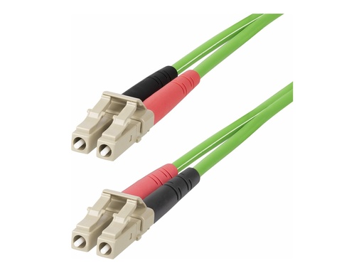 [LCLCL-2M-OM5-FIBER] StarTech.com 2m LC zu LC (UPC) OM5 Multimode Glasfaserkabel, LSZH LWL - Patch-Kabel - LC/UPC Multi-Modus (M)