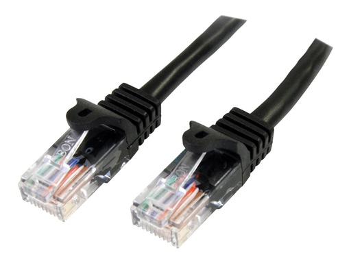 [45PAT3MBK] StarTech.com 3m Cat5e RJ45 UTP Netzwerkkabel Snagless - Cat 5e Patchkabel - Schwarz - Stecker / Stecker - Patch-Kabel - RJ-45 (M)