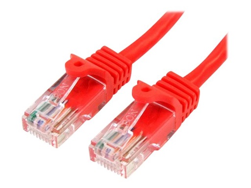 [45PAT2MRD] StarTech.com 2m Cat5e RJ45 UTP Netzwerkkabel Snagless - Cat 5e Patchkabel - Rot - Stecker / Stecker - Patch-Kabel - RJ-45 (M)