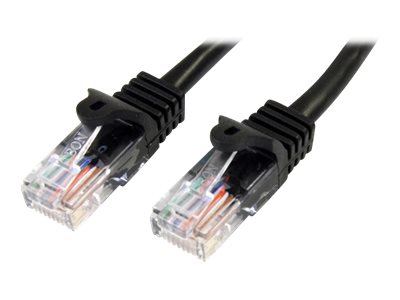 [45PAT2MBK] StarTech.com 2m Cat5e RJ45 UTP Netzwerkkabel Snagless - Cat 5e Patchkabel - Schwarz - Stecker / Stecker - Patch-Kabel - RJ-45 (M)