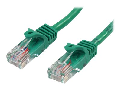 [45PAT1MGN] StarTech.com 1m Cat5e RJ45 UTP Netzwerkkabel Snagless - Cat 5e Patchkabel - Grün - Stecker / Stecker - Patch-Kabel - RJ-45 (M)