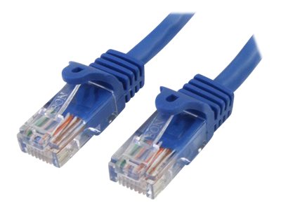 [45PAT1MBL] StarTech.com 1m Cat5e RJ45 UTP Netzwerkkabel Snagless - Cat 5e Patchkabel - Blau - Stecker / Stecker - Patch-Kabel - RJ-45 (M)