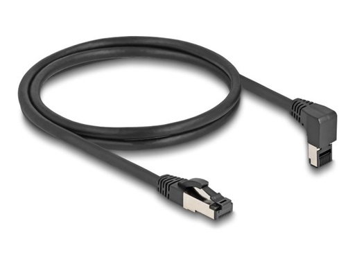 [80394] Delock Netzwerkkabel - RJ-45 (M) nach oben angewinkelt zu RJ-45 (M)