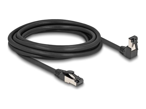 [80447] Delock Patch-Kabel - RJ-45 (M) nach unten abgewinkelt zu RJ-45 (M)