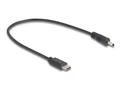 [85403] Delock Stromkabel - 24 pin USB-C (M) zu Gleichstromstecker 3,0 x 1,1 mm (M)