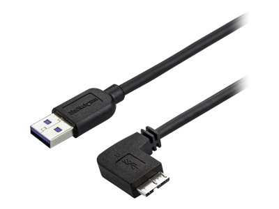 [USB3AU2MRS] StarTech.com 2m Micro USB 3.0 Kabel - USB A zu rechts gewinkelt Micro B USB Anschlusskabel - M/M - USB 3.1 Gen 1 (5 Gbit/s)