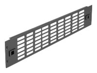 [66987] Delock Rackpaneel - mit Lüftungsschlitzen - Schwarz - 2U - 48.2 cm (19")