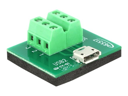 [65517] Delock USB-Adapter - 6-poliger Anschlussblock (W)