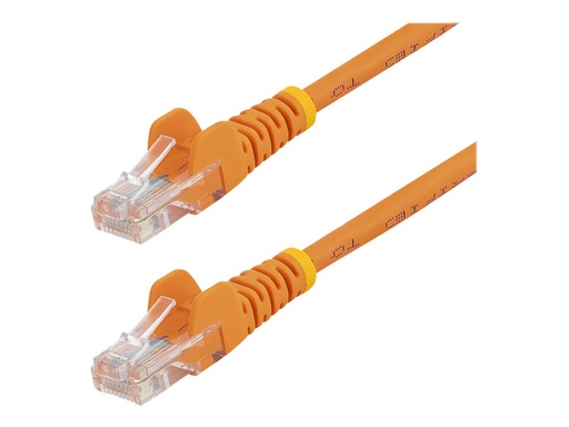 [45PAT5MOR] StarTech.com 5m Cat5e Ethernet Netzwerkkabel Snagless mit RJ45 - Cat 5e UTP Kabel - Orange - Patch-Kabel - RJ-45 (M)